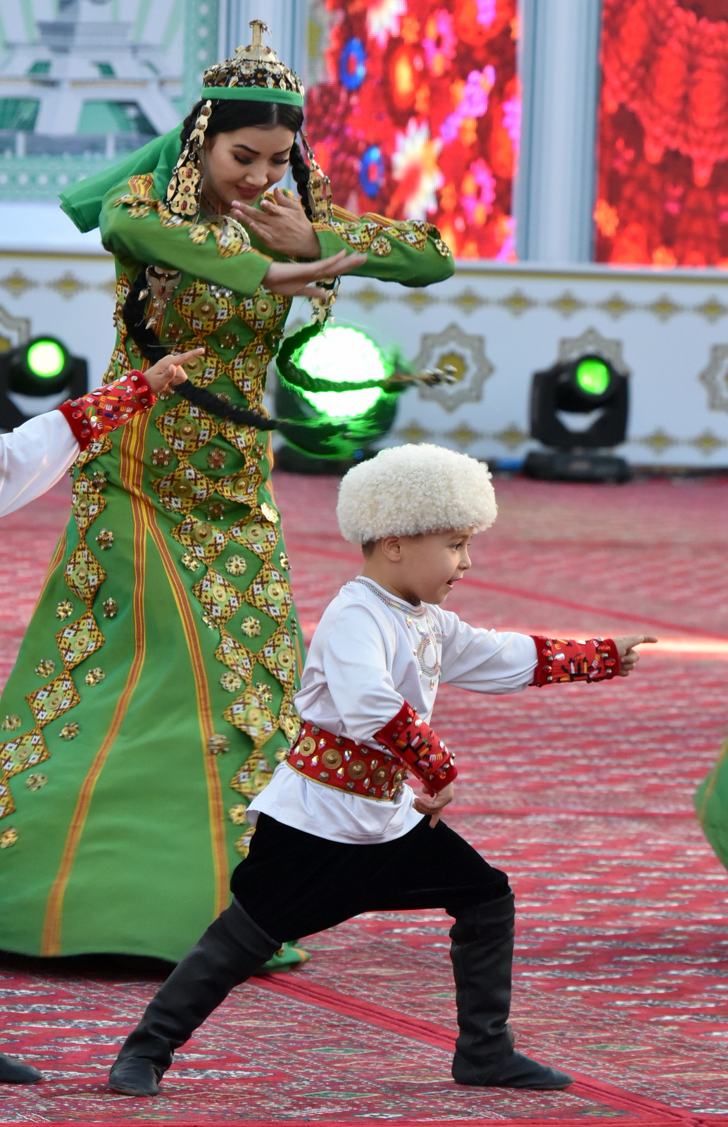 In Ashgabat, a concert was held 