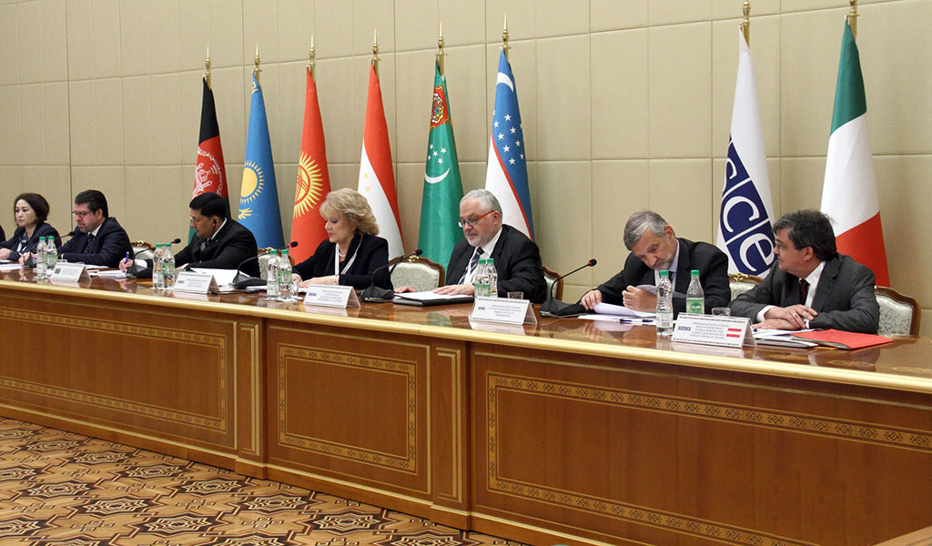 Aspects of activation of cooperation in the OSCE region are discussed in Ashgabat 