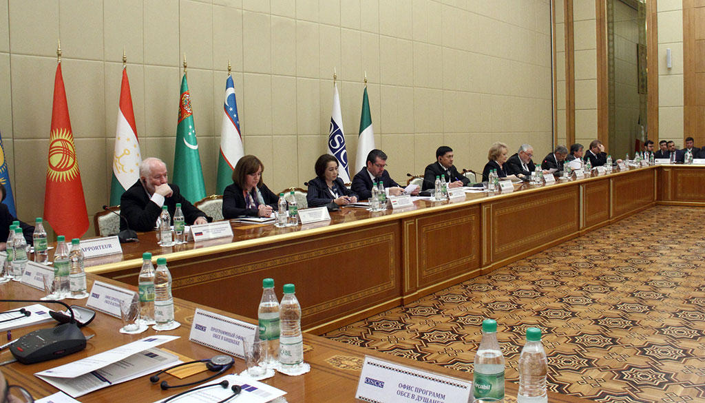 Aspects of activation of cooperation in the OSCE region are discussed in Ashgabat 