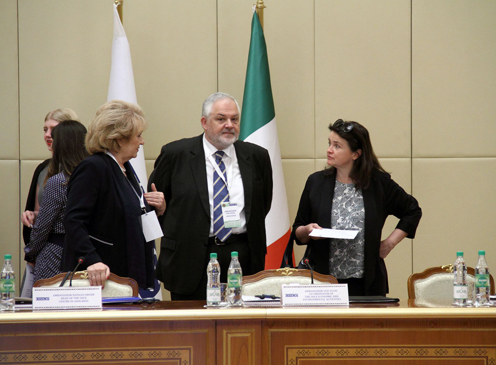 Aspects of activation of cooperation in the OSCE region are discussed in Ashgabat 