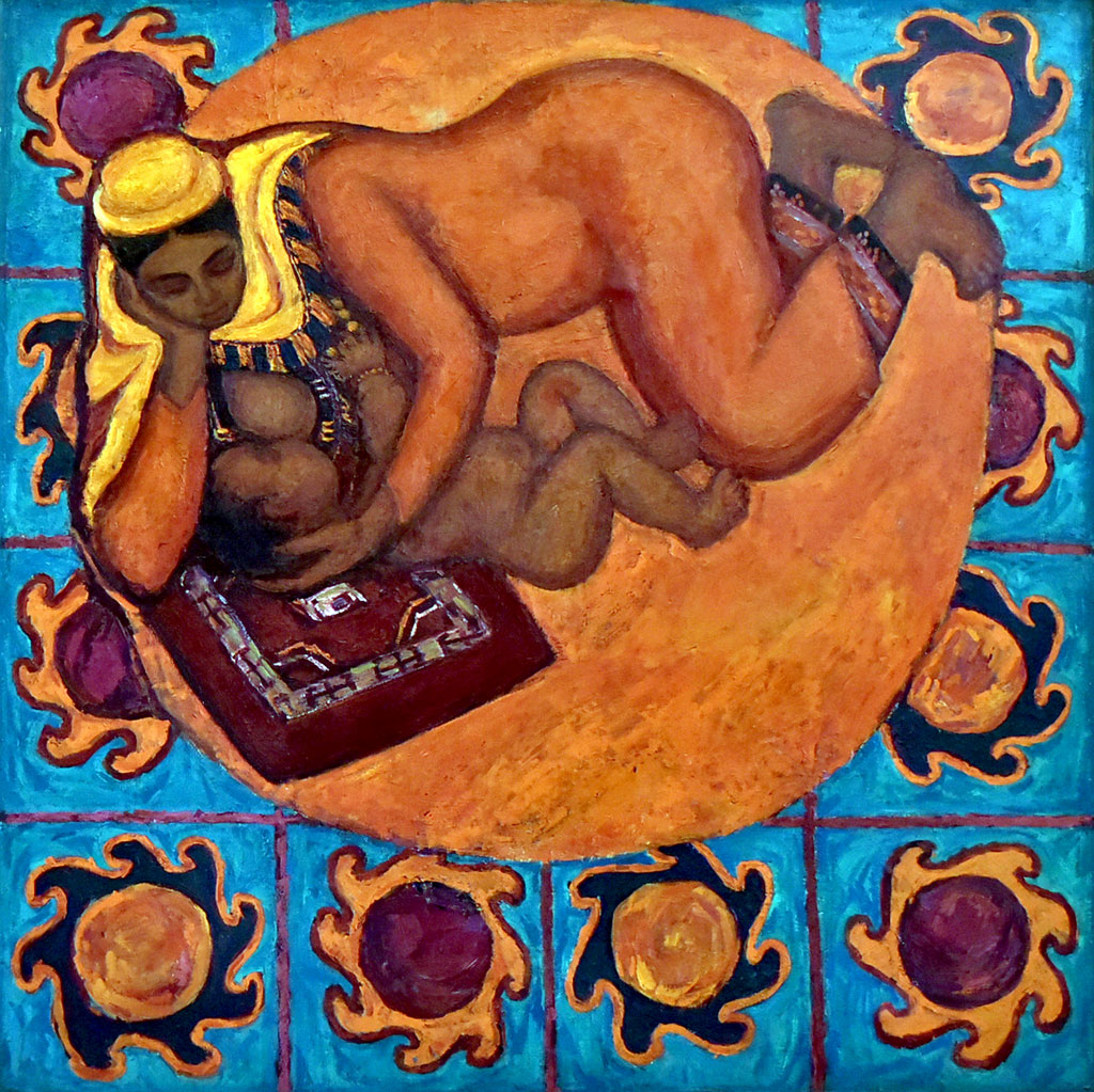 Живописный рассказ о туркменских детях и семейных традициях представили известные и начинающие художники 