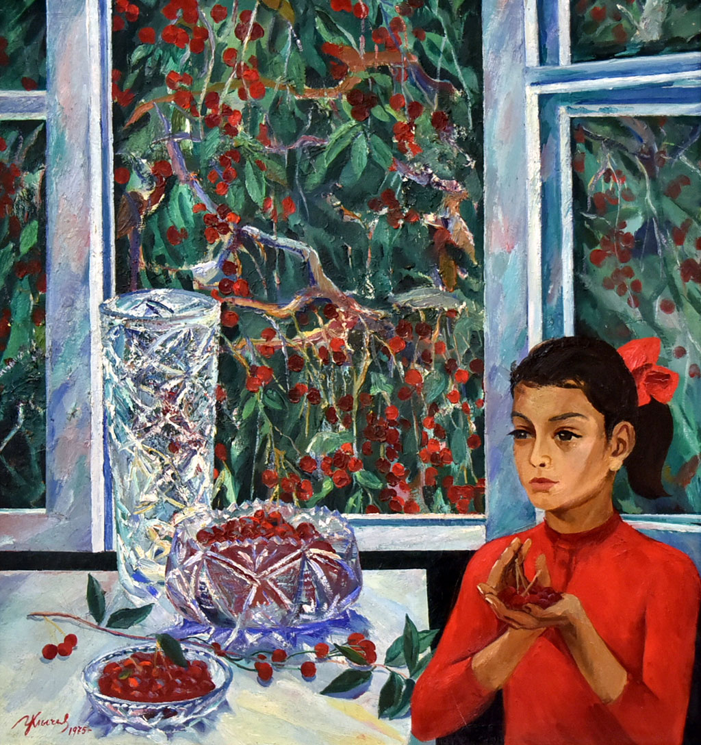 Живописный рассказ о туркменских детях и семейных традициях представили известные и начинающие художники 