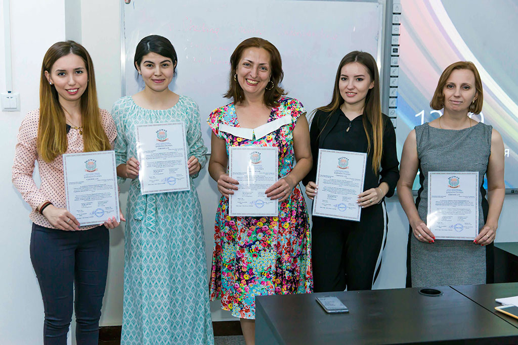 Teaching staff of the education centre “Dalchyn” upgrading their qualification on – line