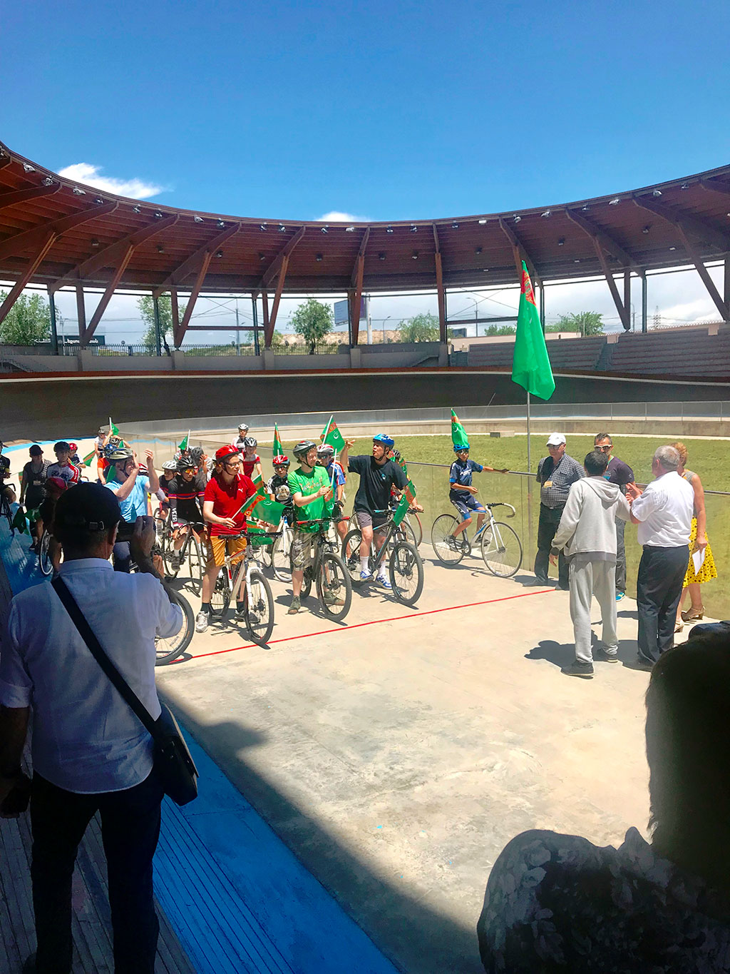 Embassy of Turkmenistan in Yerevan organizes a bicycle tour