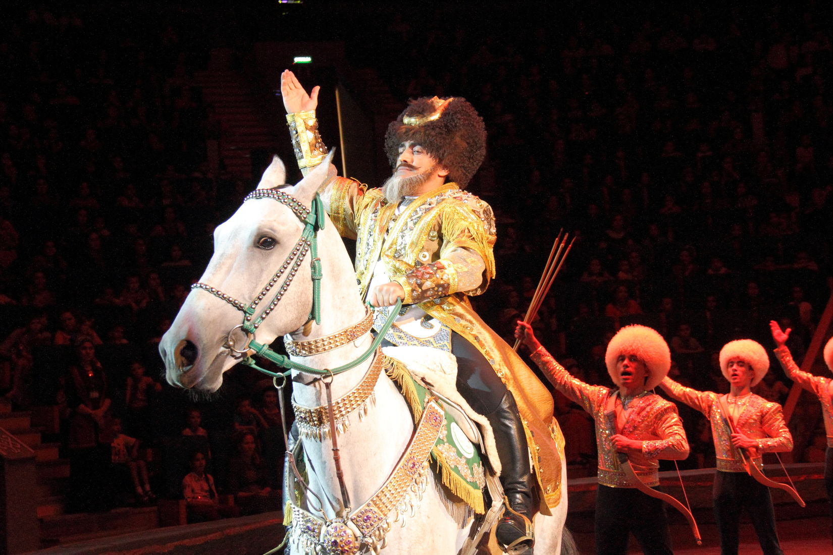 Performance by Galkynysh National Equestrian Group Adds Crowning Touch to Fourth Day of Culture Week