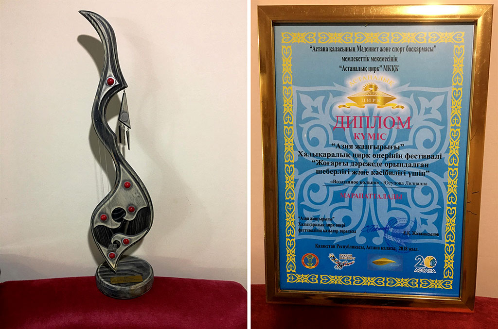 Türkmen gimnastikaçysy «Aziýanyň ýaňy» festiwalynyň baýragyna mynasyp boldy