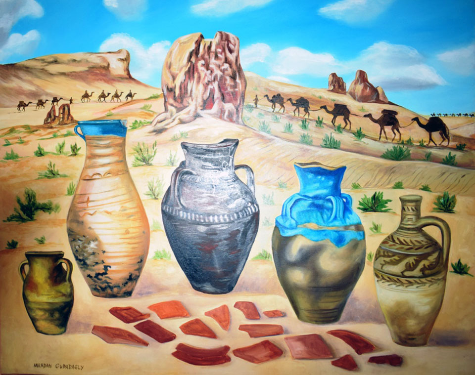 Dashoguz residents get acquainted with the exhibition devoted to the Great Silk Road