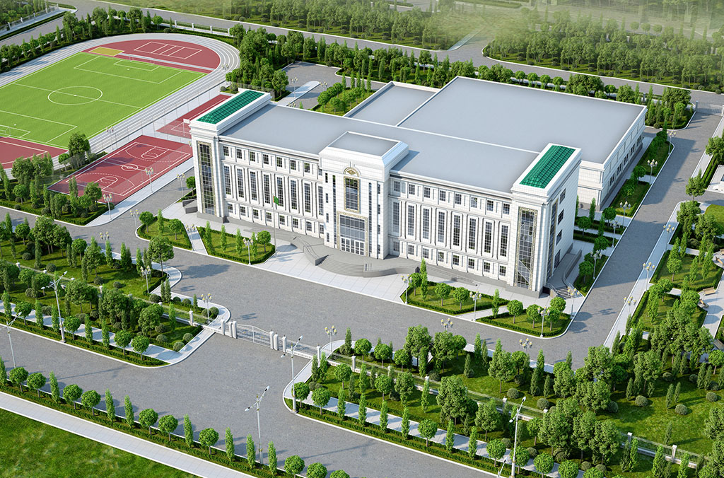 The President of Turkmenistan inspects the realization of Ashgabat urban construction programme 