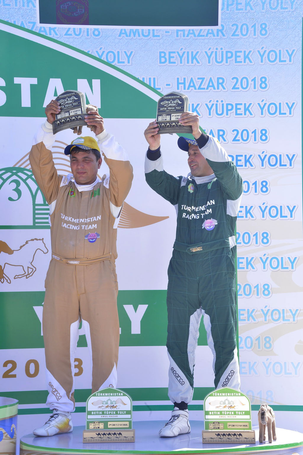 Racers from Turkmenistan win the third place