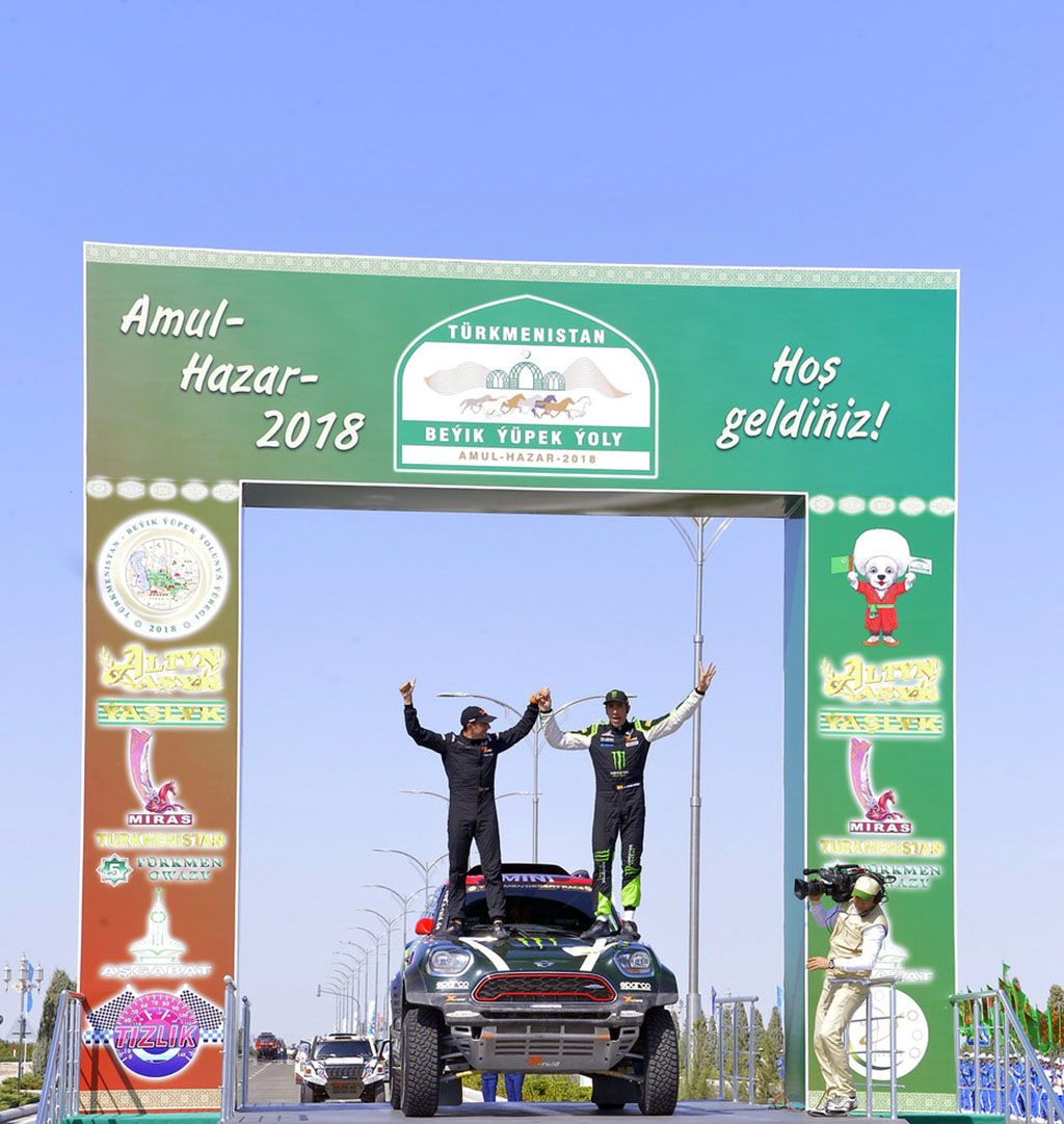 Rally raid Amul – Hazar 2018 finishes in Avaza 