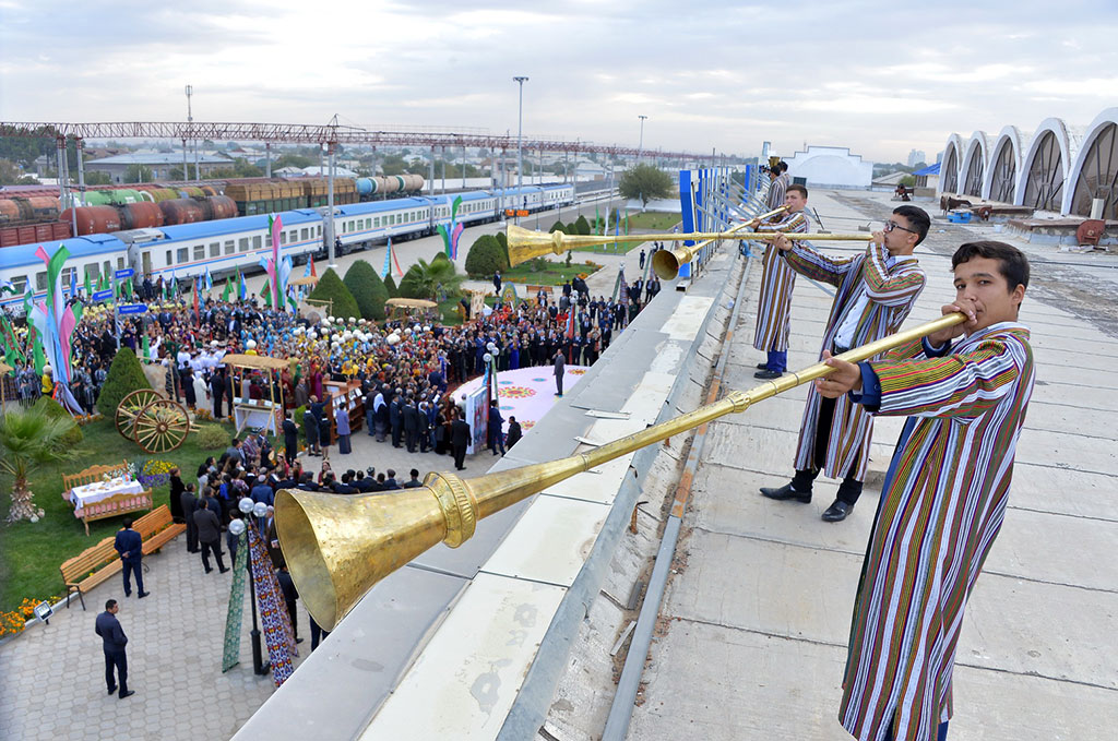 Cultural delegation of Turkmenistan is welcomed in Termez and Dushanbe