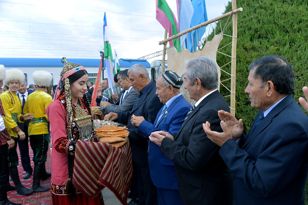 Cultural delegation of Turkmenistan is welcomed in Termez and Dushanbe