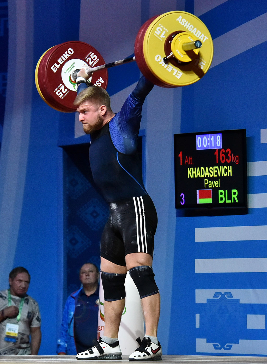 Artem Okulov is the winner of two gold medals of weightlifting tournament 