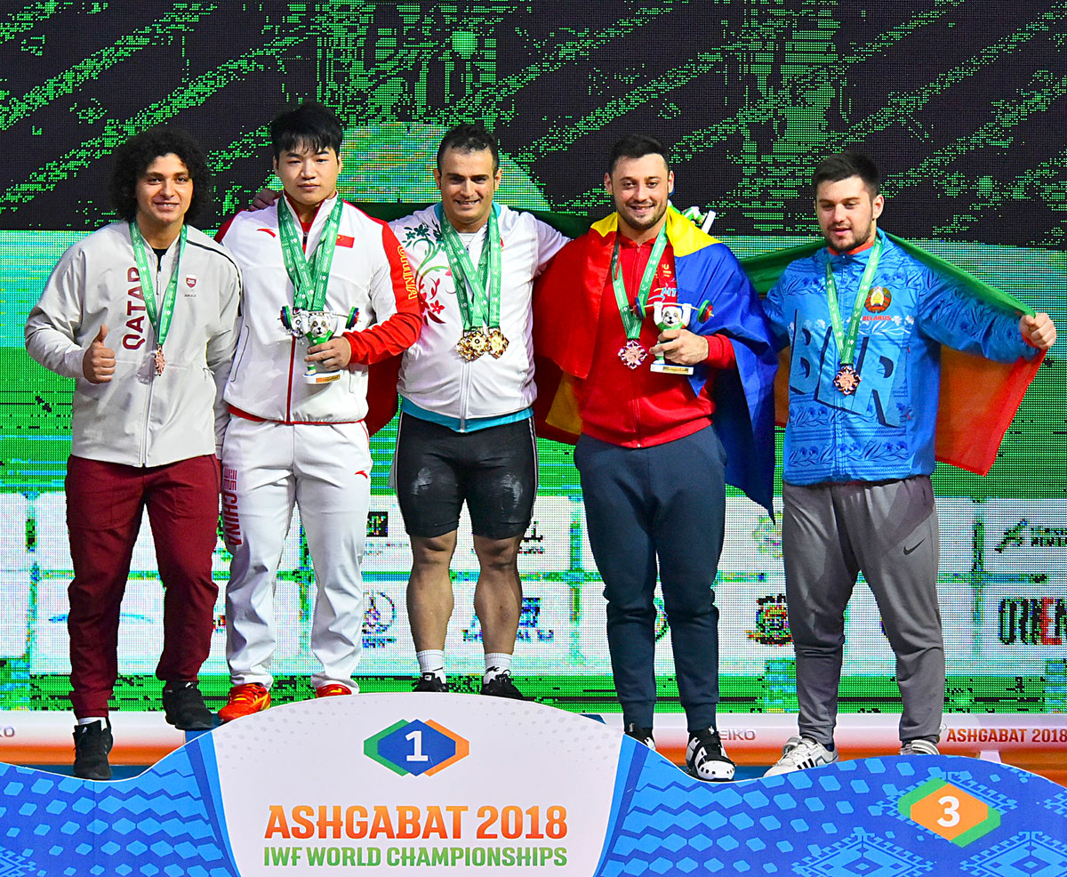 Сохраб Моради - лучший тяжелоатлет мира в категории 96 кг