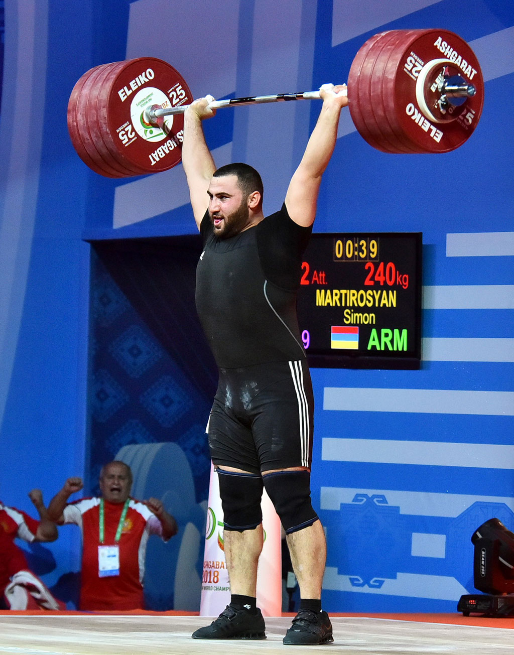 Armenian weightlifter Simon Martirosyan is the world champion and record holder 