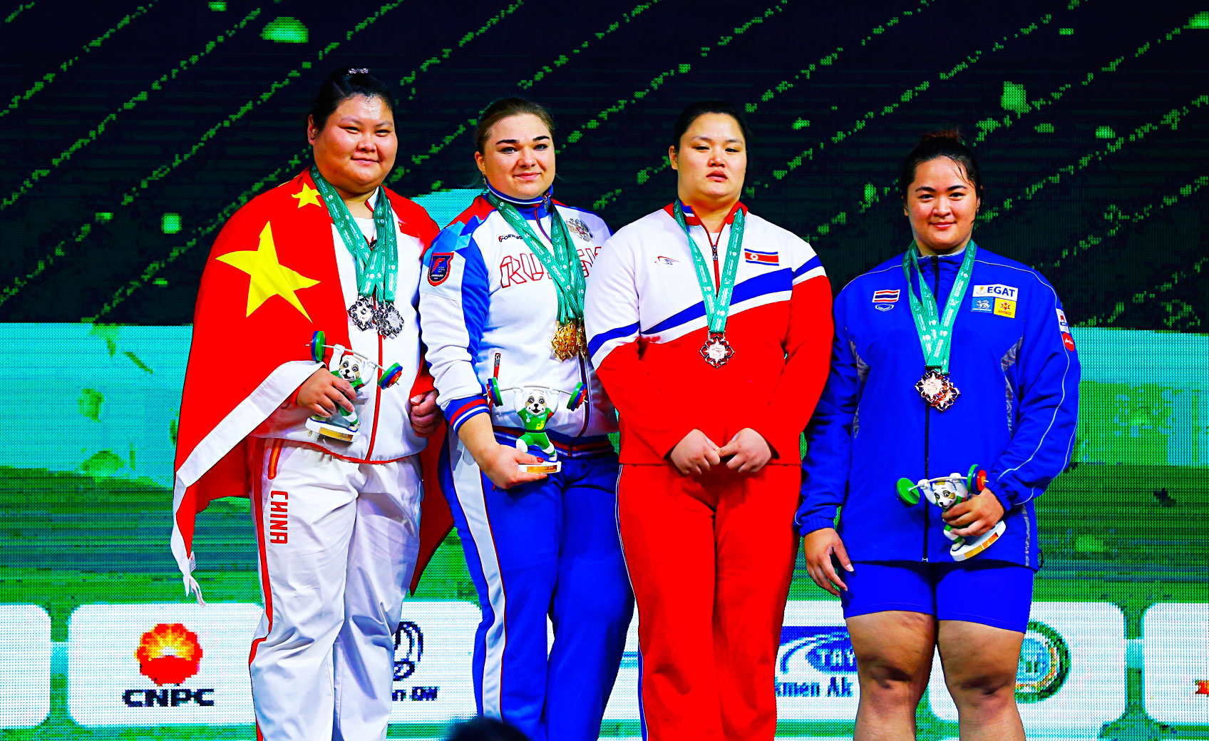 Tatyana Kashirina is the best weightlifter in women’s weight category above 87 kg 