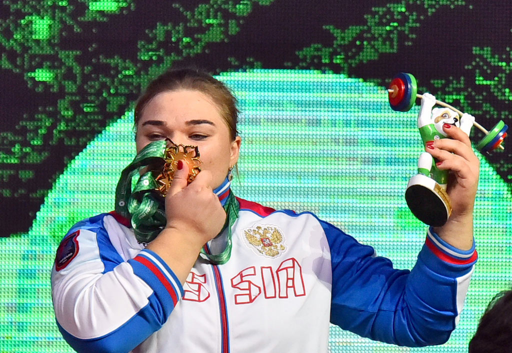 Tatyana Kashirina is the best weightlifter in women’s weight category above 87 kg 