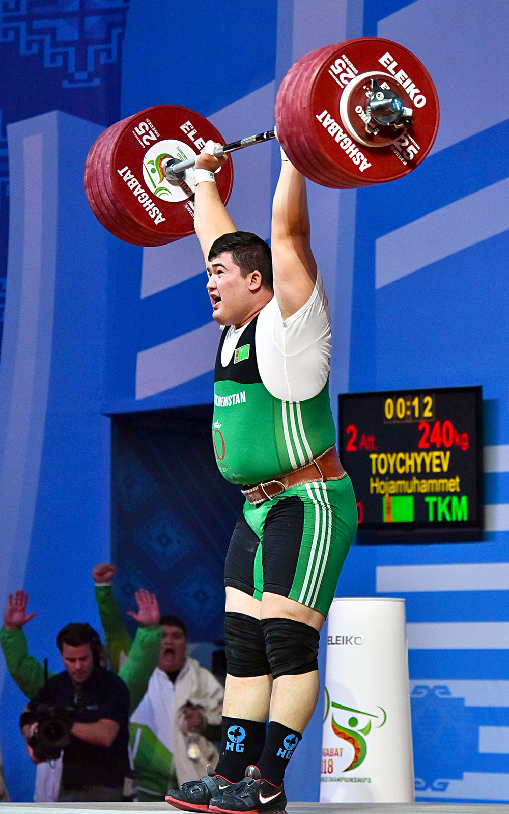 Super heavy weightlifter Lasha Talakhadze is absolute champion and world record holder 