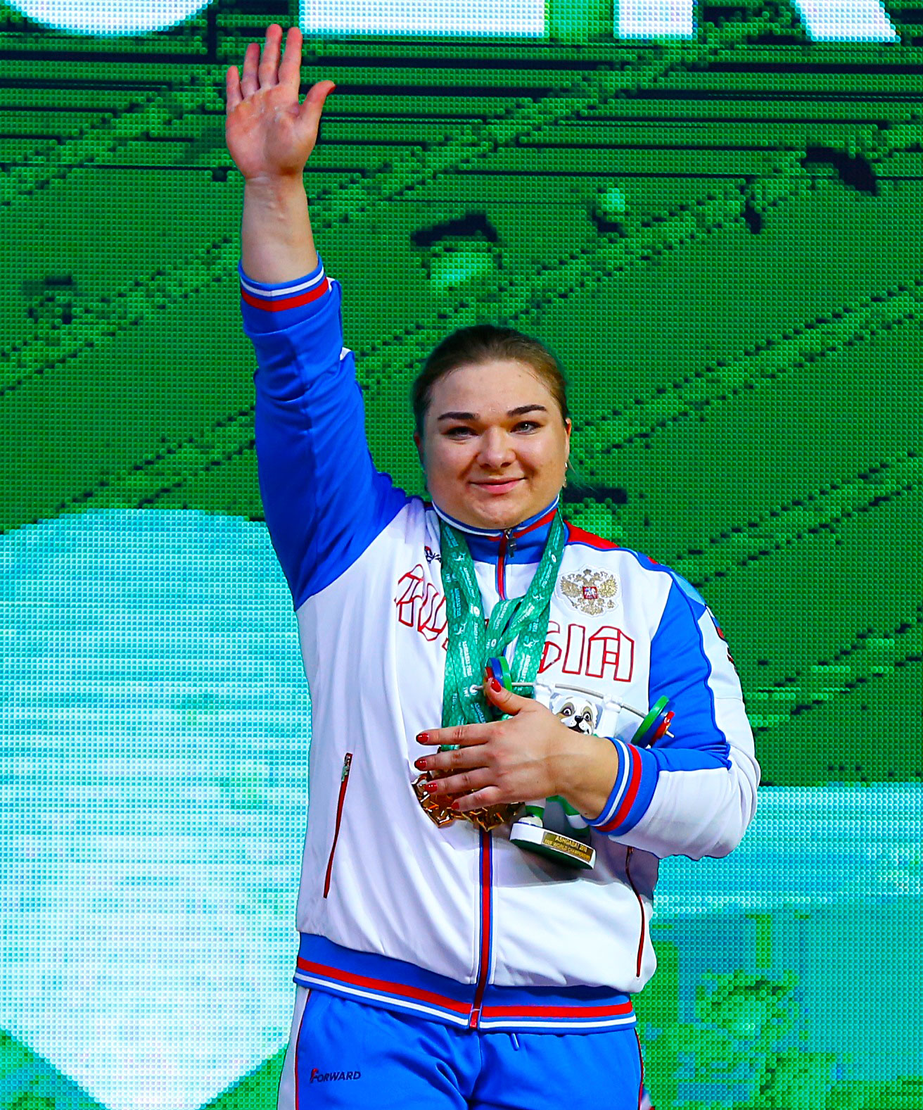 Aşgabatda geçirilen Agyr atletika boýunça 2018-nji ýylyň dünýä çempionaty — sport we dostluk baýramçylygynyň nusgasy