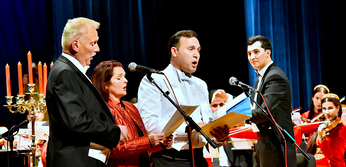 Germaniýaly aýdymçylar Aşgabatda Roždestwo konsertini berdiler