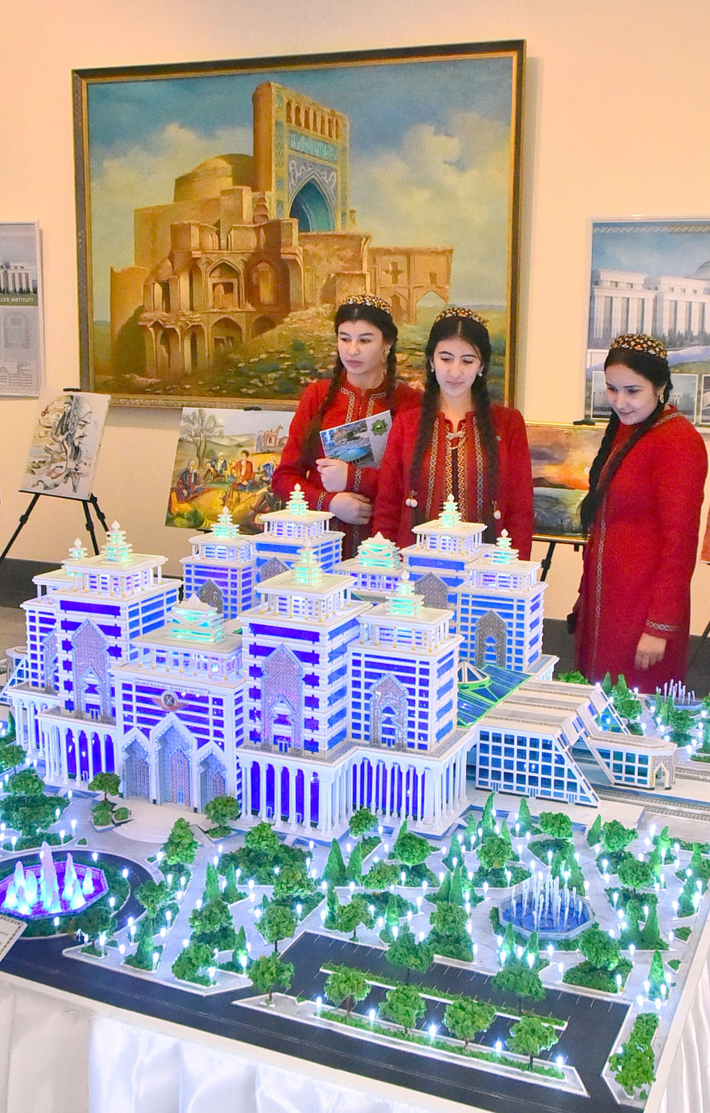 Topical trends and original ideas are presented at architectural exhibition in Ashgabat 