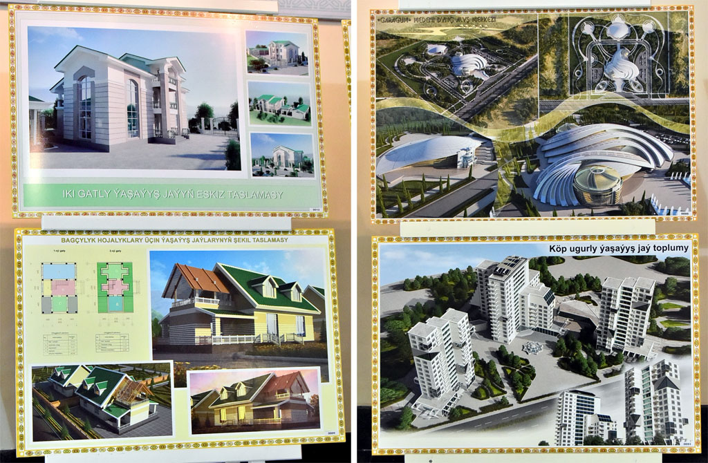 Topical trends and original ideas are presented at architectural exhibition in Ashgabat 