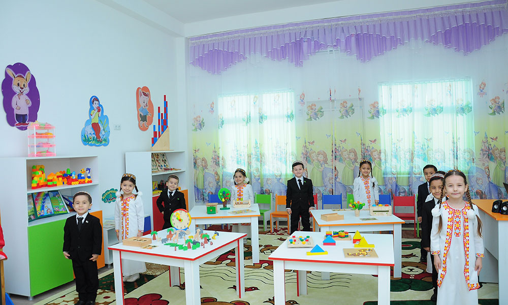 Opening ceremonies of modern hospital and kindergartens are held in Kaahka and Gyoktepe etraps