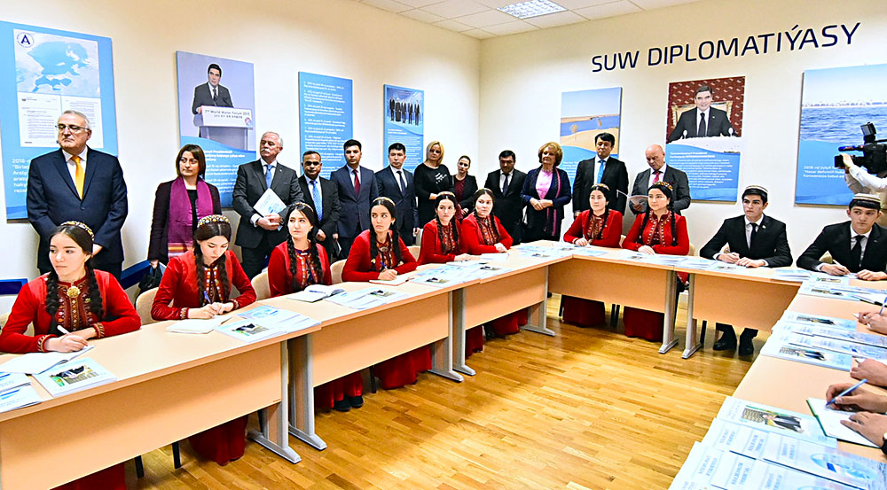 Training Centre for various directions of Turkmen diplomacy is opened in the Institute of International Relations 