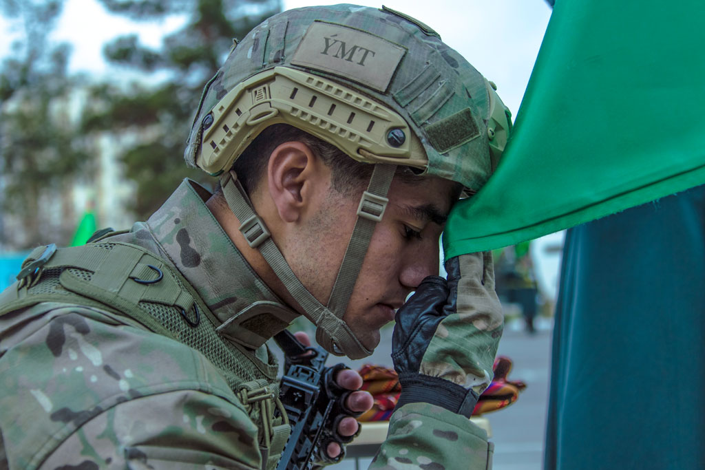 TDH reporter visits one of the military division on the day of swearing-in 