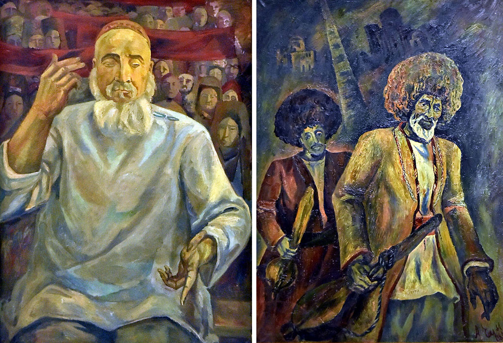 Turkmen Conservator-Restorers Breathe New Life into Paintings