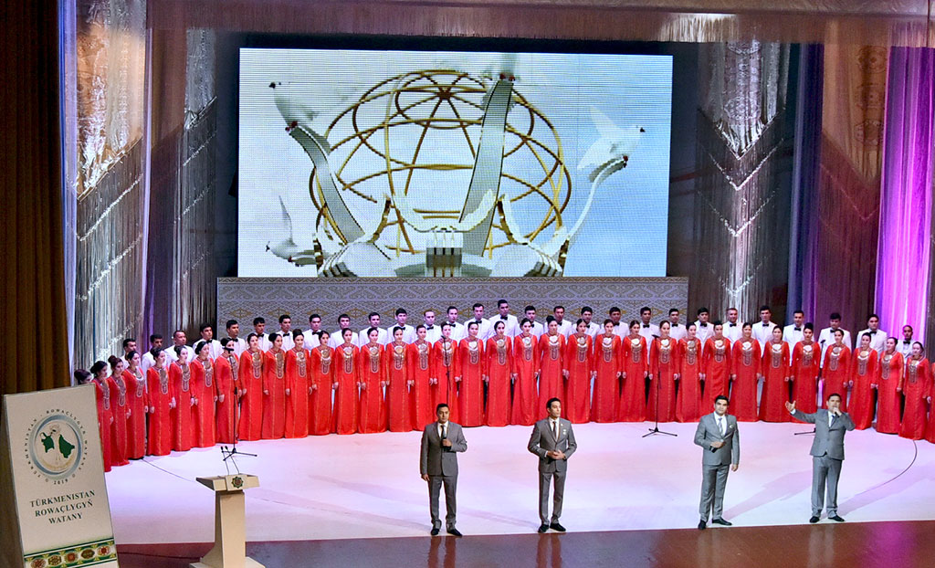 Event dedicated to slogan of the year “Turkmenistan – Home of Prosperity” is held in the Mukams Palace 