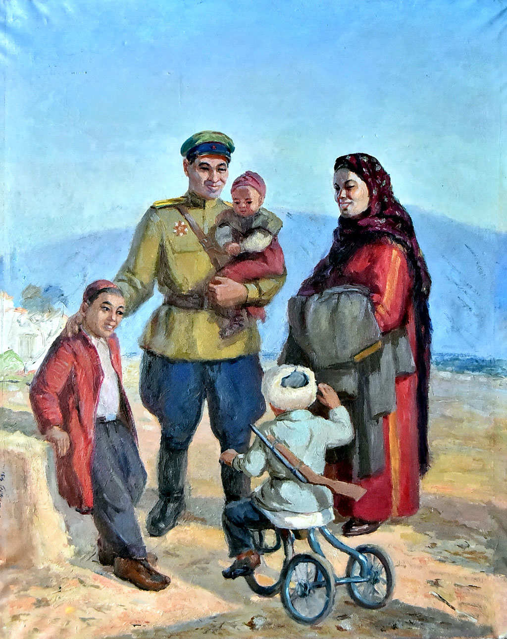 Tanymal türkmen nakgaşlarynyň Watan goragçylaryna bagyşlanan işleri