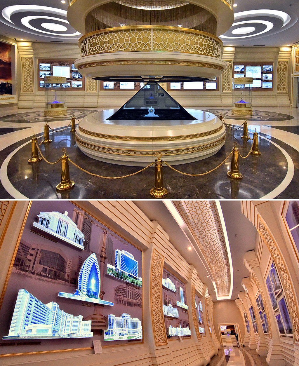 «Halk hakydasy»Ýadygärlik toplumynyň muzeýine barýanlar elektron görkezijiniň hyzmatyndan peýdalanyp bilerler