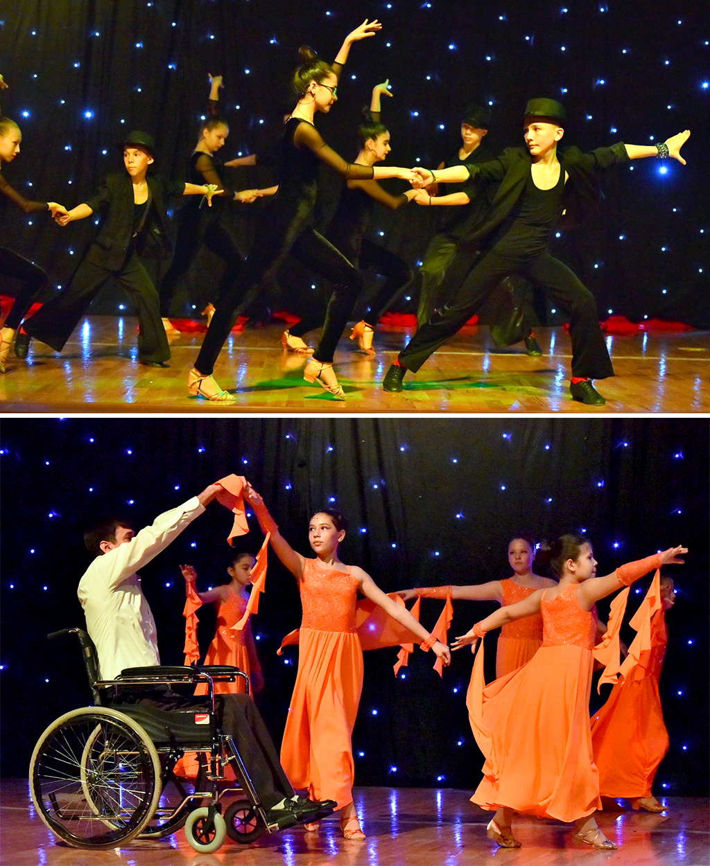 Sport tansy milli mekdebiniň wekilleriniň  çykyşy