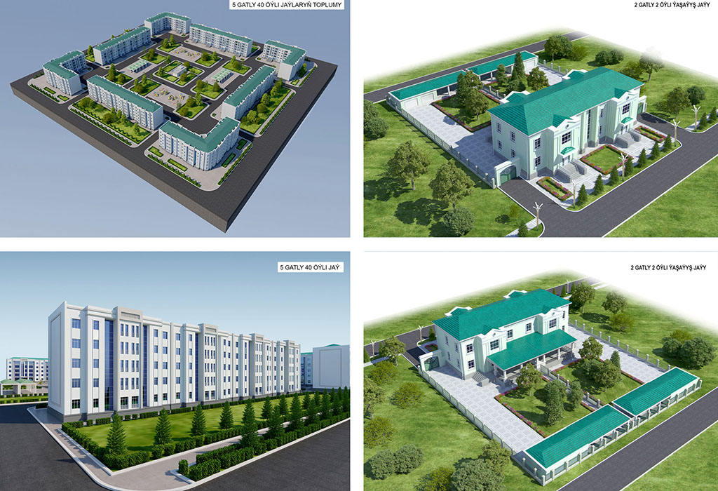Подготовлены проекты зданий и сооружений административного центра Ахалского велаята