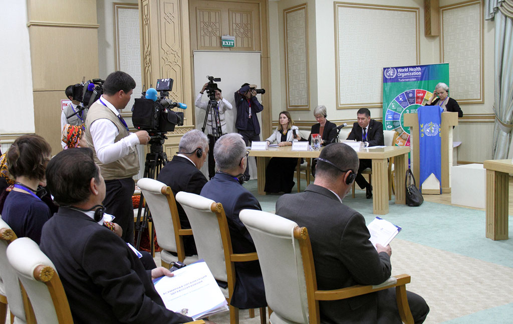 Positive practice of Turkmenistan in combating of non-infectious diseases is discussed during the briefing 