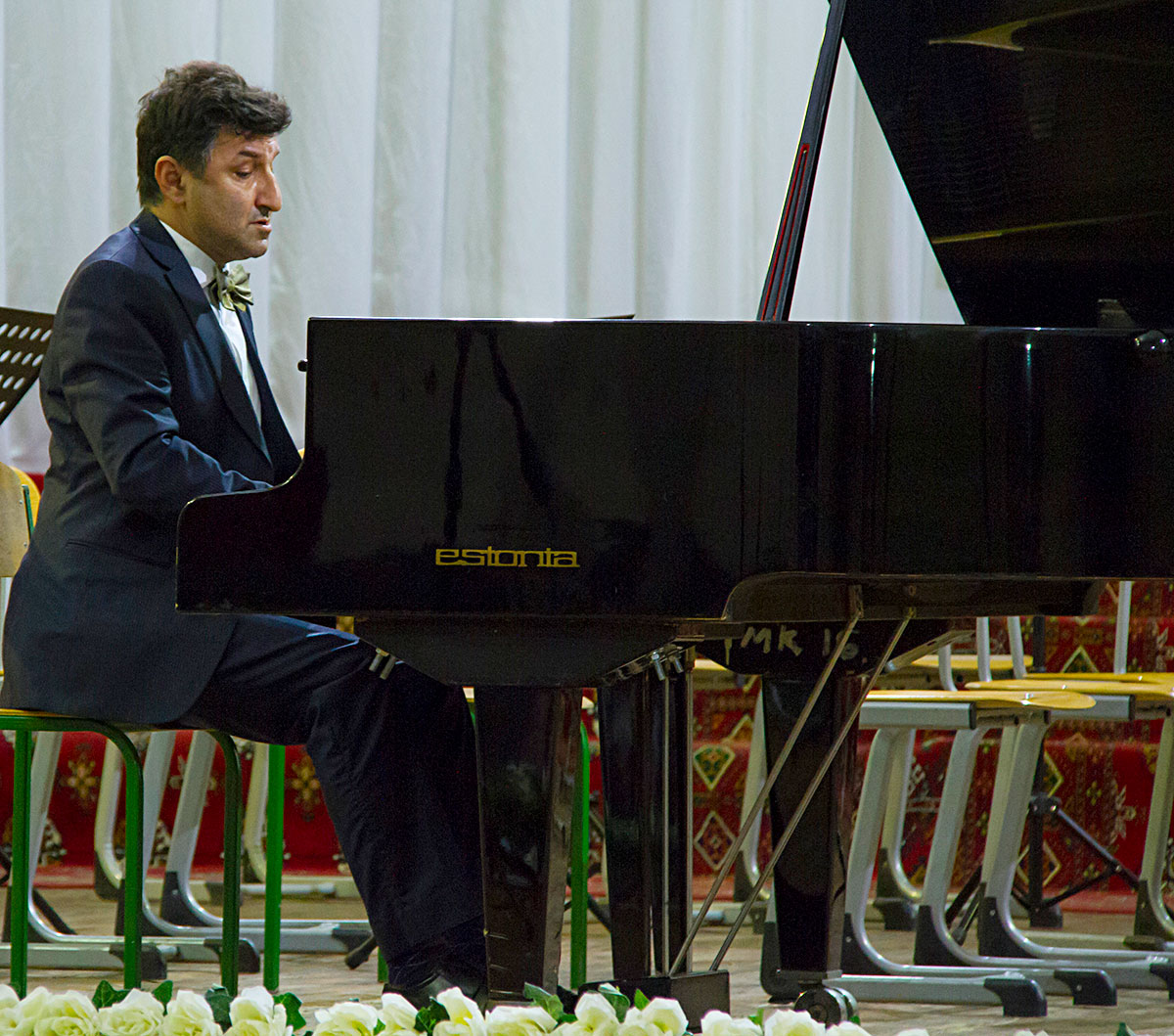 Konserwatorýanyň Uly zalynda saz barokkosy eýýamynyň ussatlarynyň eserleri ýerine ýetirildi