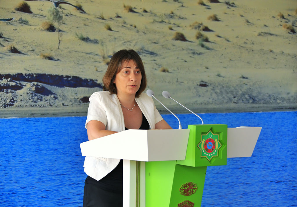 Representatives of international organizations give high assessment to the project of Turkmen Lake