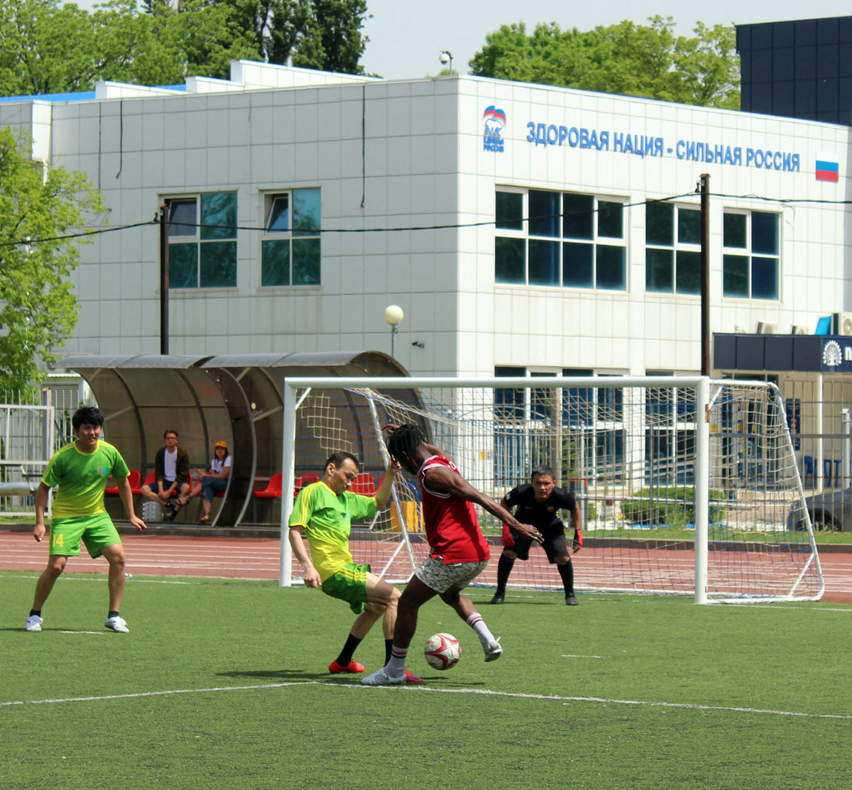 “Hazar” student team participates in football tournament in Krasnodar 