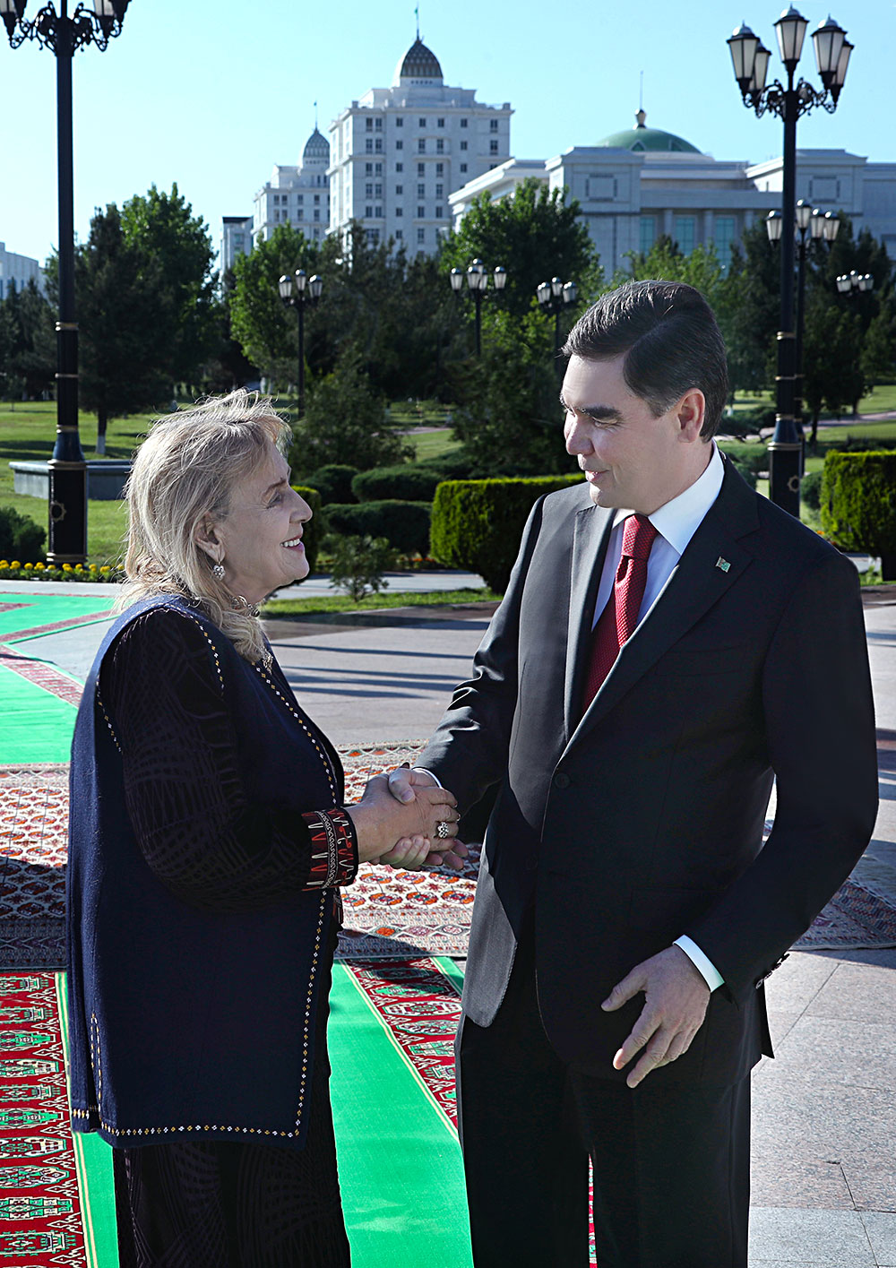 Events of occasion of the Day of Constitution and State Flag take place with the participation of Turkmen leader 