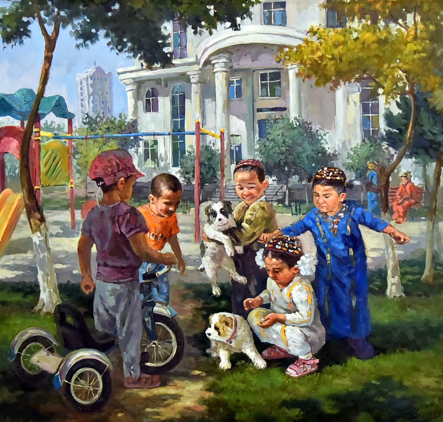 Государственный музей Туркменистана представил экспозицию, посвящённую детям 