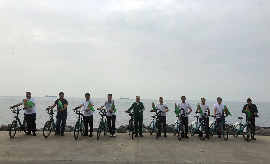 В Анкаре и Стамбуле состоялись велопробеги, организованные туркменскими дипломатами  