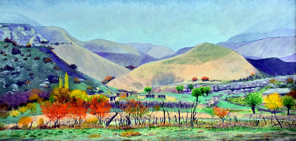 Живописное посвящение Махтумкули 