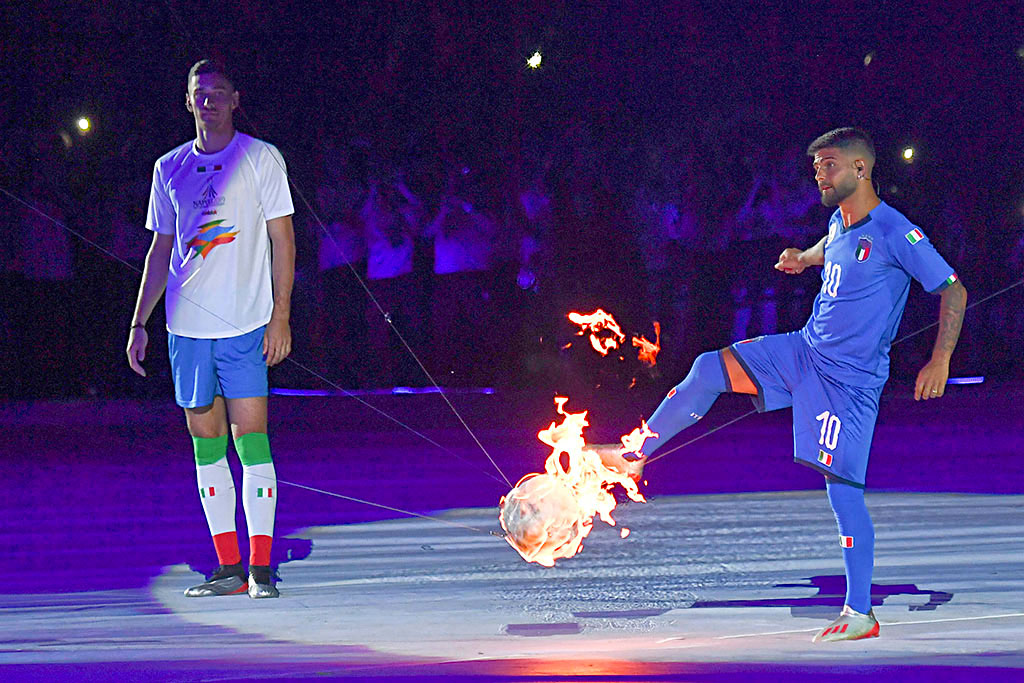 Turkmen national team participates in the opening of Summer Universiade 