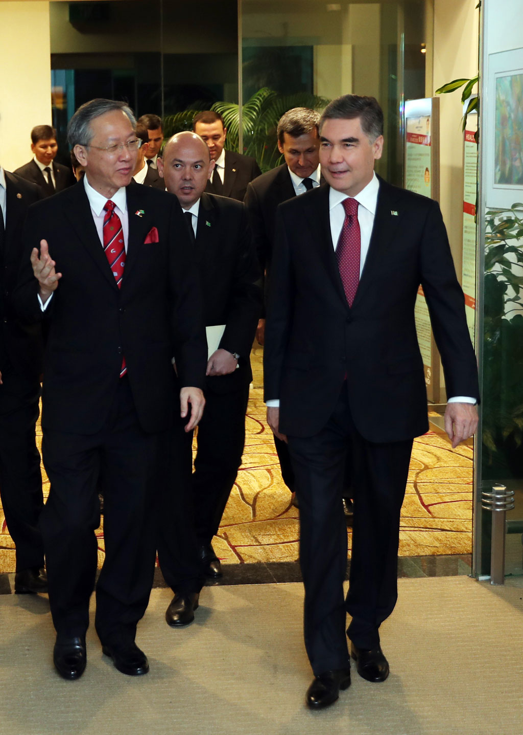 President of Turkmenistan arrives in Singapore with a state visit 