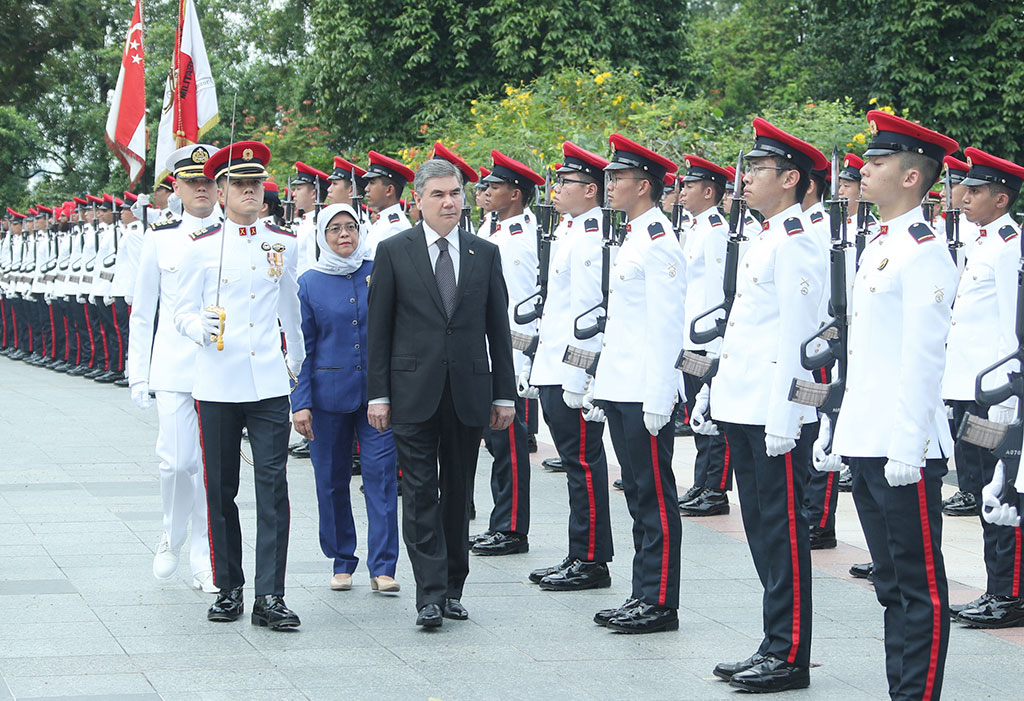 Hormatly Prezidentimiz Gurbanguly Berdimuhamedowyň Singapur Respublikasyna döwlet sapary