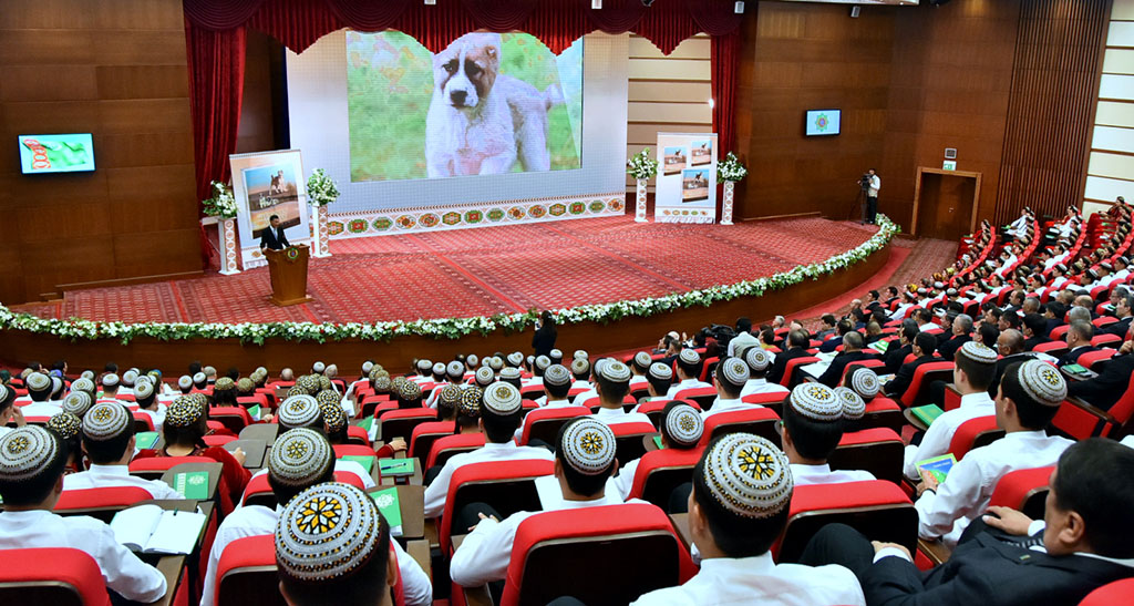 A series of presentations of the new work by the President of Turkmenistan in Ashgabat 