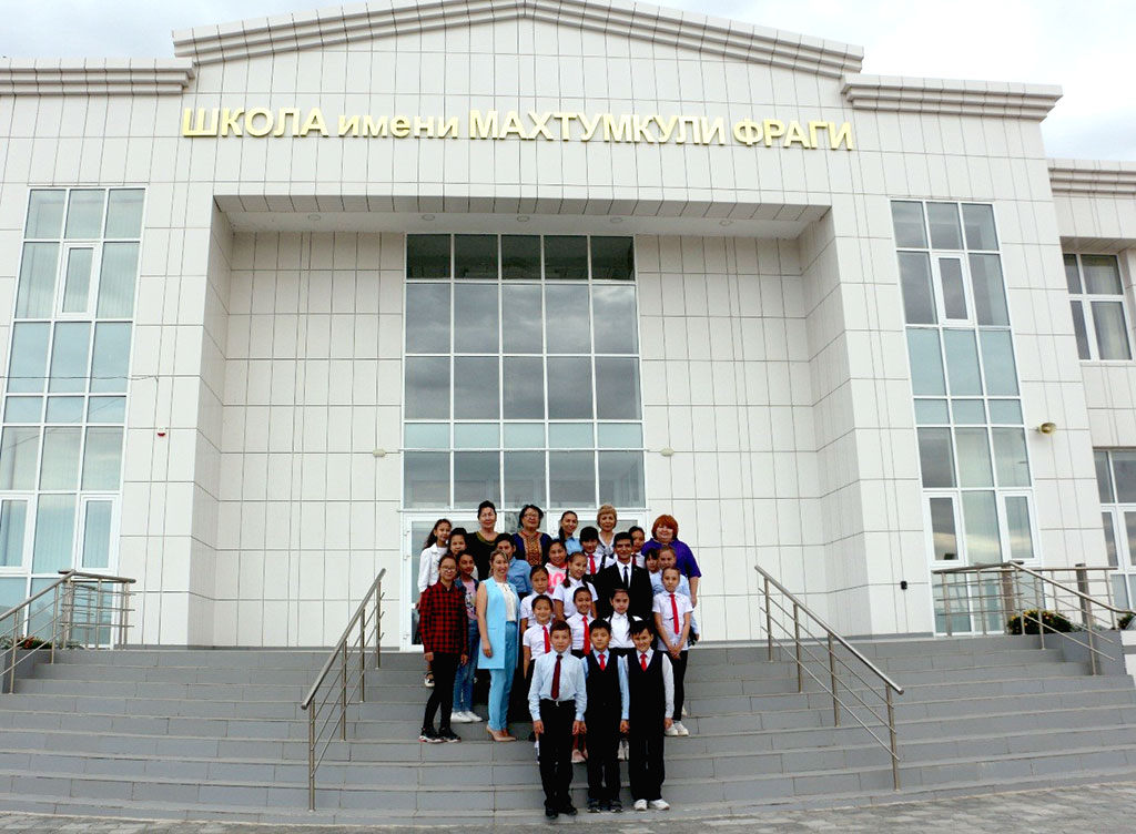 Astrahan oblastynyň Funtowo obasynda türkmen dili okadylyp başlandy