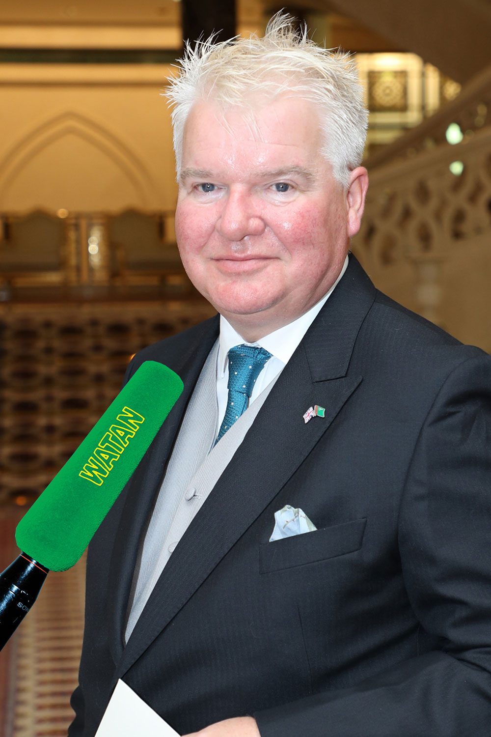 The President of Turkmenistan receives credentials of the Ambassador of Great Britain 