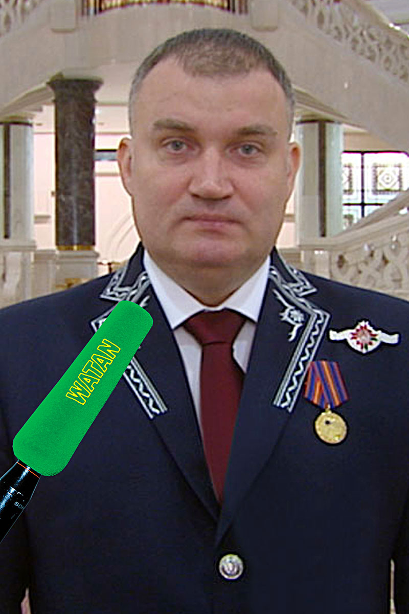 Türkmenistanyň Prezidenti Belarus Respublikasynyň Adatdan daşary we Doly ygtyýarly ilçisini kabul etdi